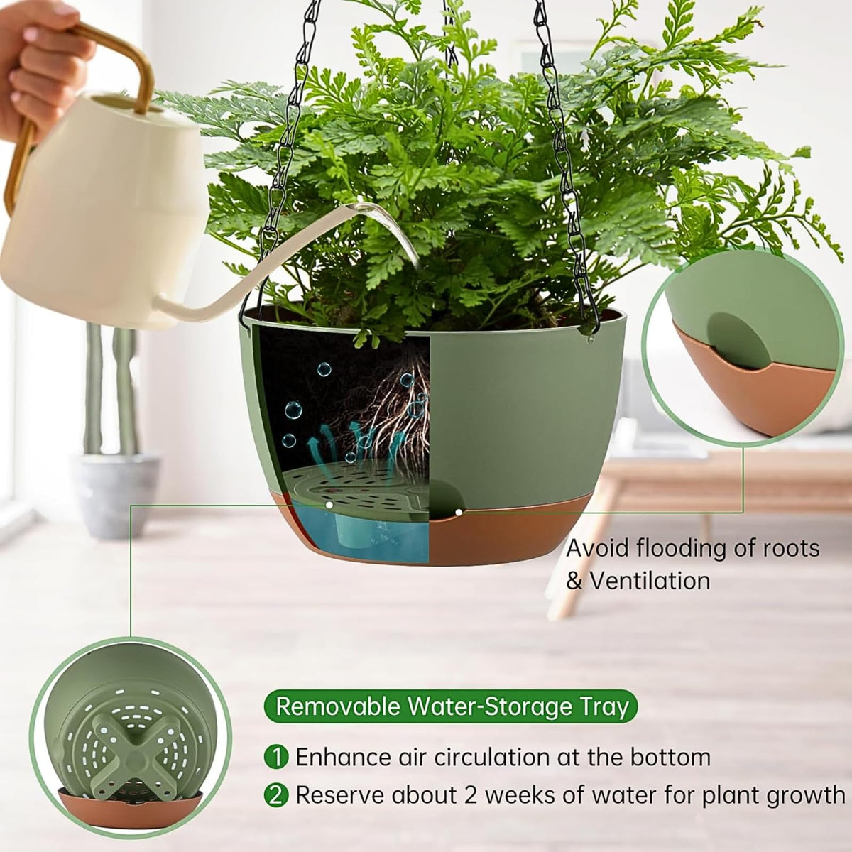 Kvetto sturdy PP material resists fading and cracking in outdoor conditions.