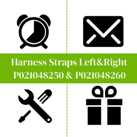 Kvjicdo right harness strap for Echo PB-580T reduces vibration for easier handling.