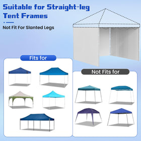 Kweetle sidewalls suitable for patio and camping environments.