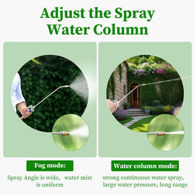 Kweetle adjustable nozzle provides versatile misting for plants, cleaning, and more.