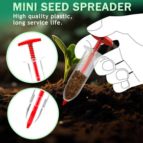 Kwevos close-up of a compact mini seeder in hand