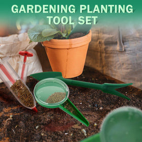 Kwevos transplanting tool for accurate seedling placement