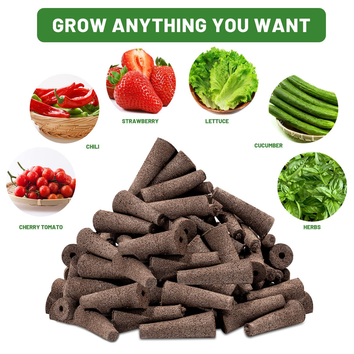 KXCOFTXI Aerogarden sponges displayed as compatible, compact hydroponic solution.
