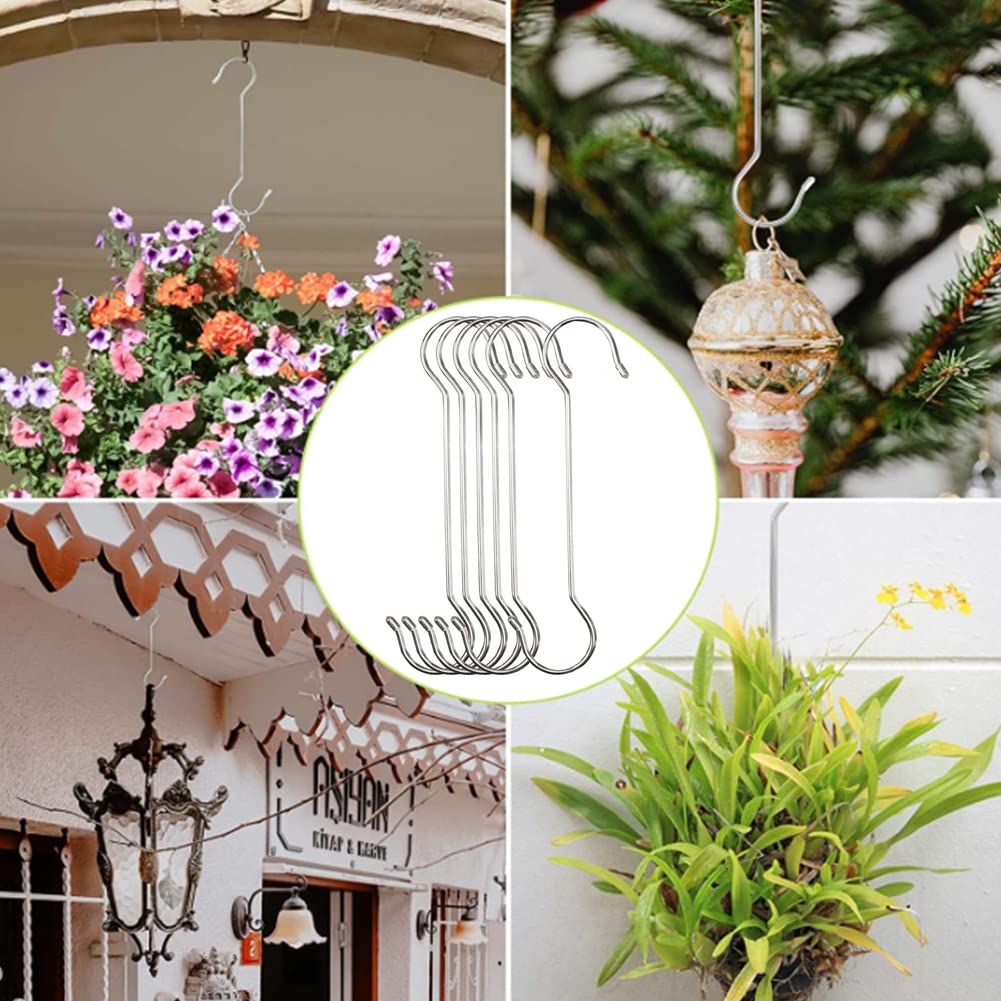K Y KANGYUN 6-pack S hooks for plants and displays.