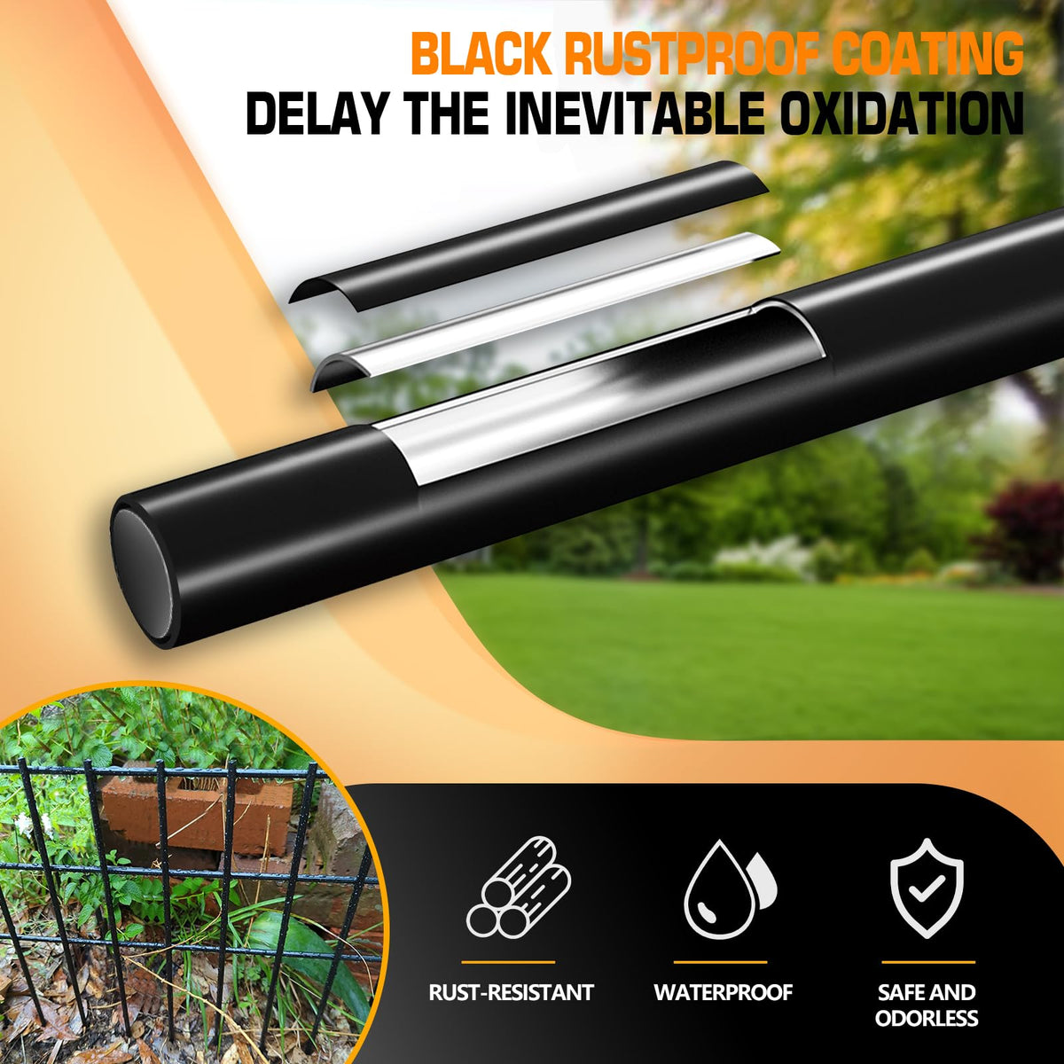 KYATE garden barrier protects flowers and vegetables from small animals