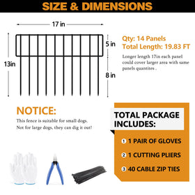 KYATE fence ground insertion: secure installation that blocks digging under the barrier