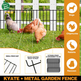 KYATE rustproof-coated panels resist rust and weather, extending outdoor use