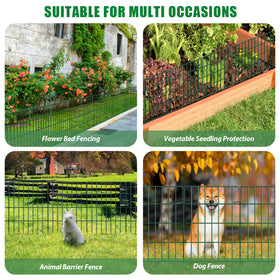 Portable pet barrier fence suitable for patios and porches