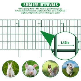 Rustproof metal wire fence designed for outdoor durability