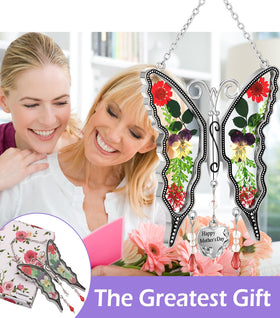 KY&BOSAM pressed flower suncatcher captures natural texture