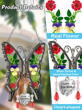 Gift includes engraved message for mom as a personal touch.