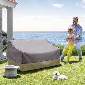 KylinLucky grey outdoor cover is easy to wipe clean after use.