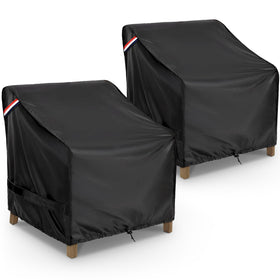 KylinLucky waterproof patio chair cover protects 29x30x36 inch chairs in all weather