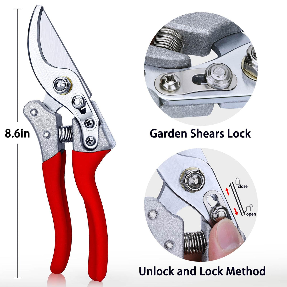 Kynup 2-pack pruning shears ready for garden maintenance.