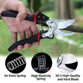 Kynup garden shears with safe lock for secure pruning sessions