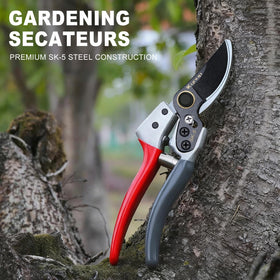 Kynup pruning shears cut branches up to 1 inch cleanly.