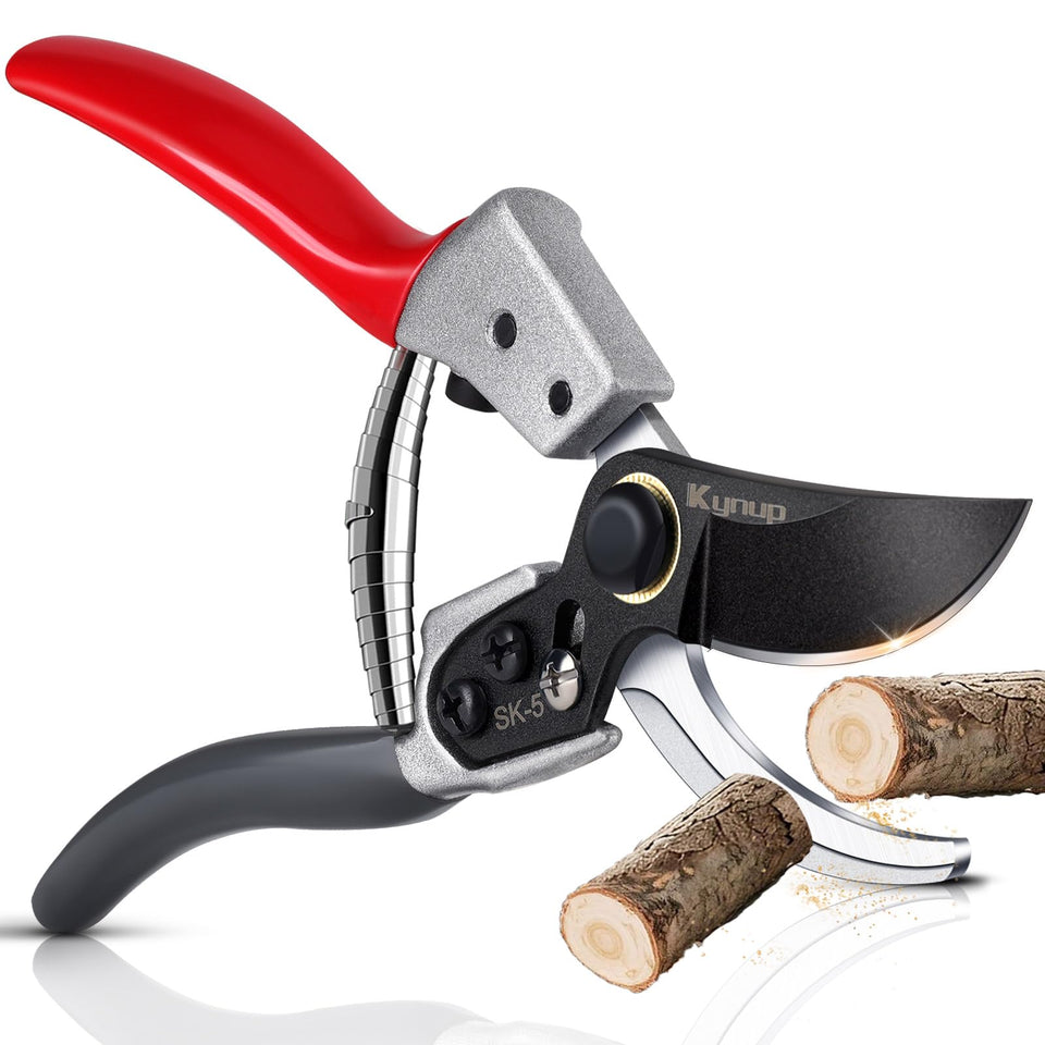 Kynup pruning shears with ultra-sharp blades for clean cuts.