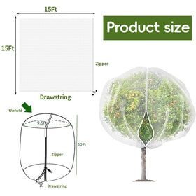 KYRGEU extra-large 15x15 ft netting lets sunlight and water through