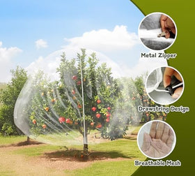 KYRGEU nylon mesh permits airflow while shielding plants