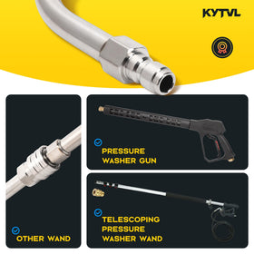 Kytvl brass and stainless construction resists corrosion and leaks.