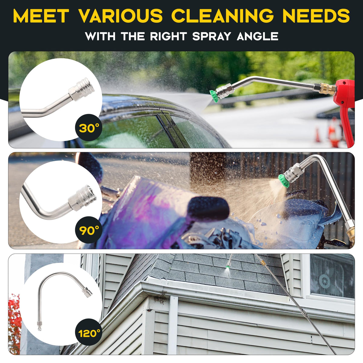 Kytvl extension wand with a 120-degree rod for tight spaces.