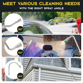 Kytvl extension wand with a 120-degree rod for tight spaces.