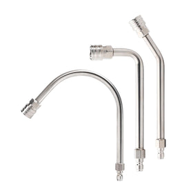 Kytvl extension wand with a 30-degree rod for ground-level gutter access.