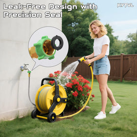 Kytvl hose reel compatibility supports easy attachment to reels and fixtures.
