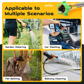 Kytvl outdoor-use hose suitable for garden, pet washing, and car cleaning