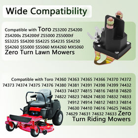 Waterproof housing protects contacts during outdoor mowing tasks