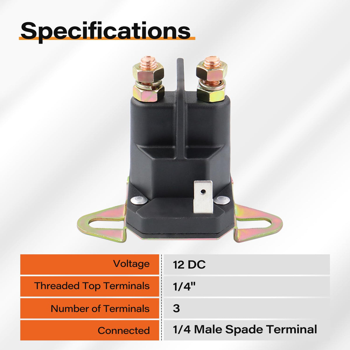 KZDAZ 435-700 starter solenoid compact design fits tight spaces