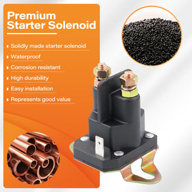 KZDAZ 435-700 starter solenoid side view highlighting rugged construction for outdoor use