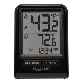 La Crosse 308-1409BNH-CBP indoor/outdoor temps with decimals option for precision