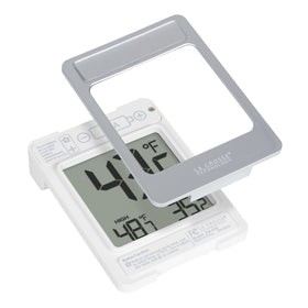 La Crosse 314-519 compact design keeps your view clear while monitoring temps.