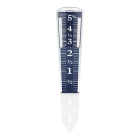 La Crosse 704-1531 capacity five inches rain gauge with clear funnel for clean measurements
