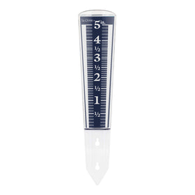 La Crosse 704-1531 front view of large magnifying rain gauge for quick backyard readings