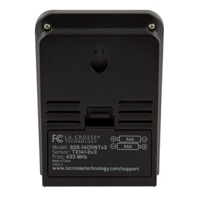 La Crosse Technology 330-foot transmission range for flexible placement within your home.