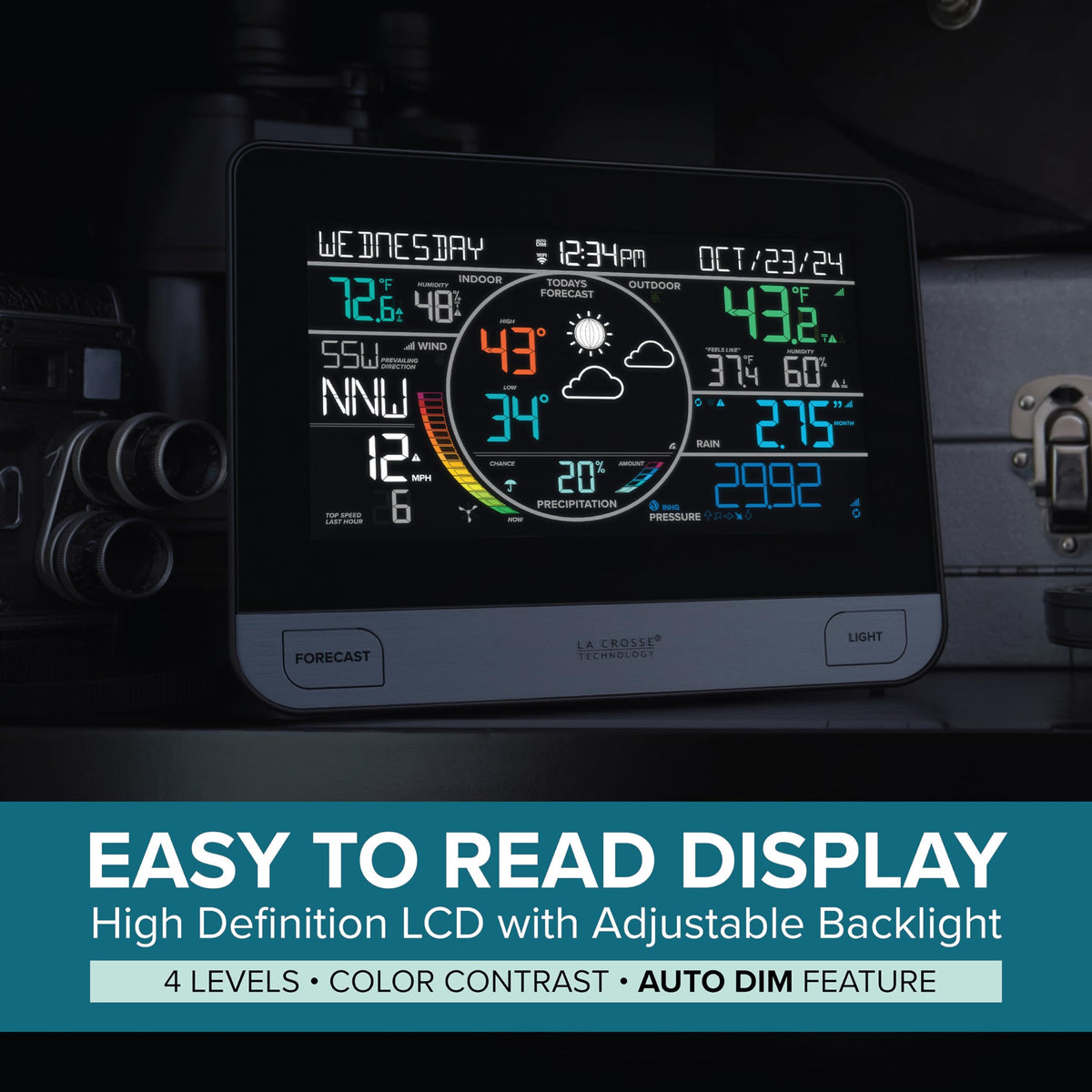 Expandable sensors allow broader coverage around your home with La Crosse.