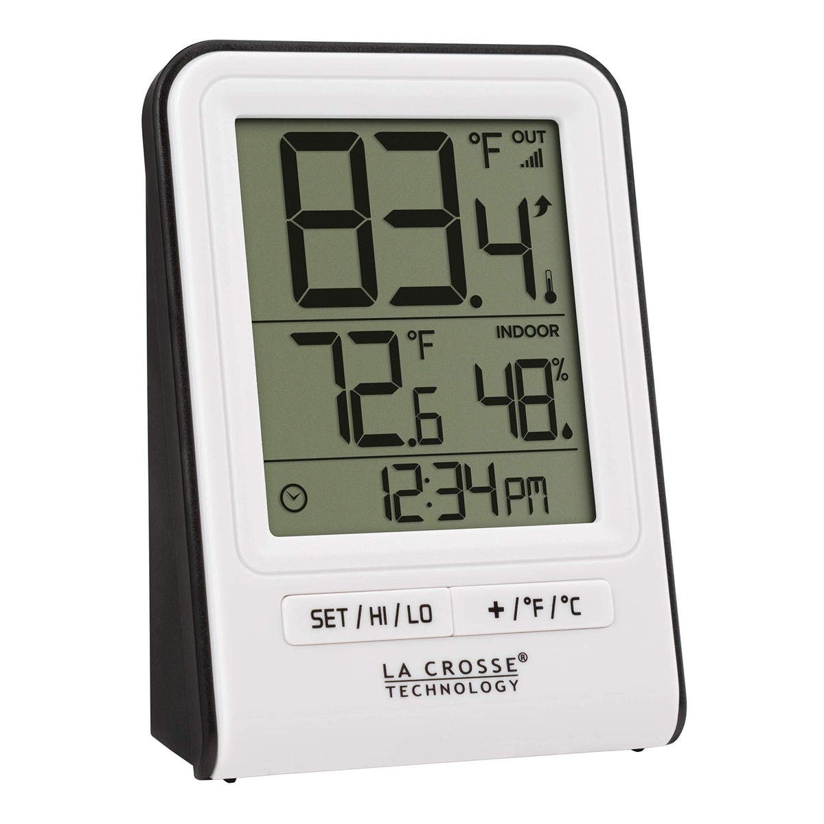 La Crosse Technology hi/lo temperature records highlight daily temperature swings.