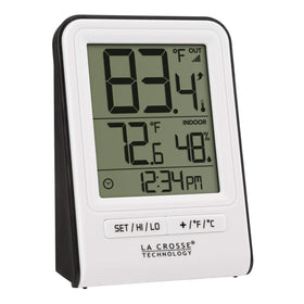 La Crosse Technology hi/lo temperature records highlight daily temperature swings.