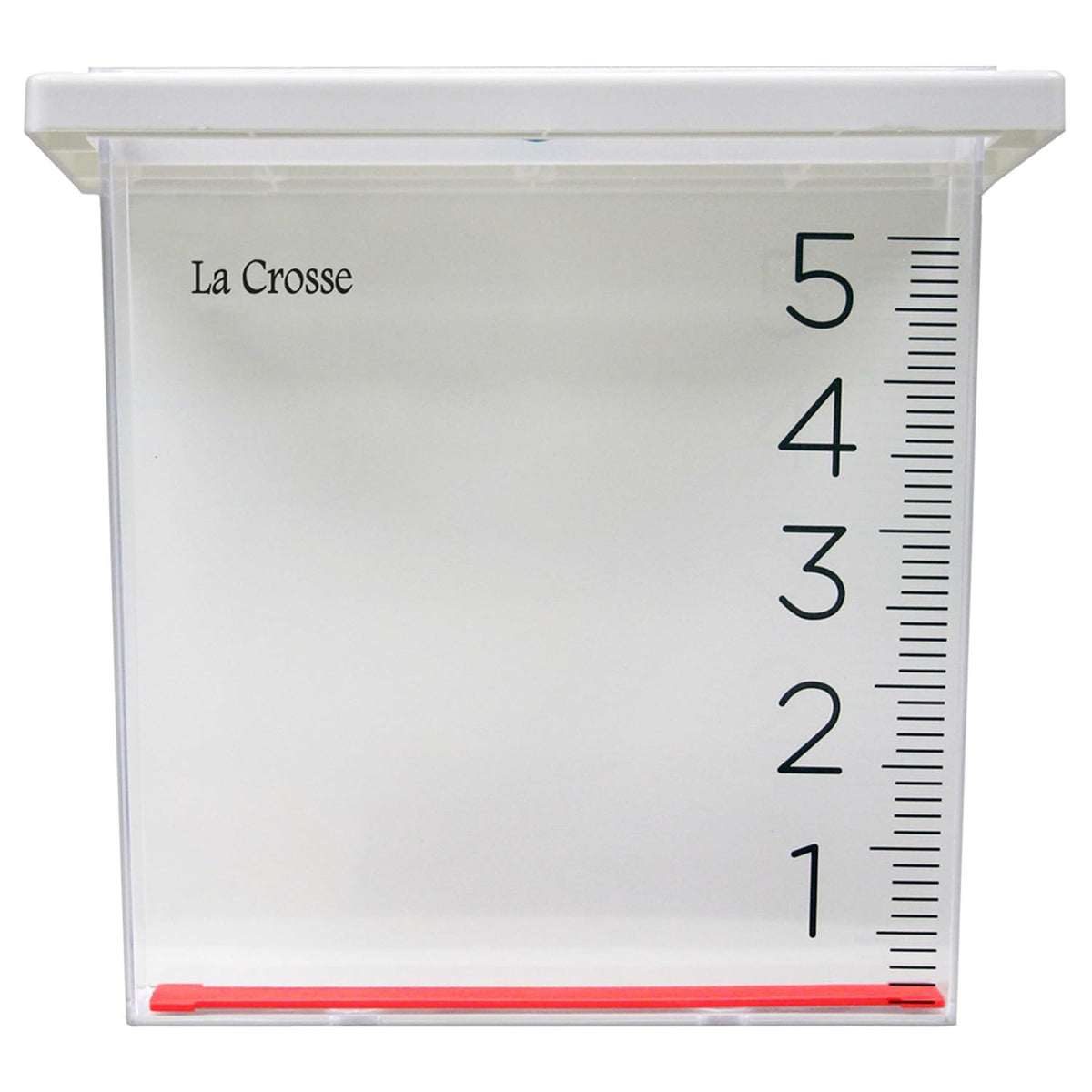La Crosse Waterfall Rain Gauge shows a cascade design for stylish garden rainfall monitoring.