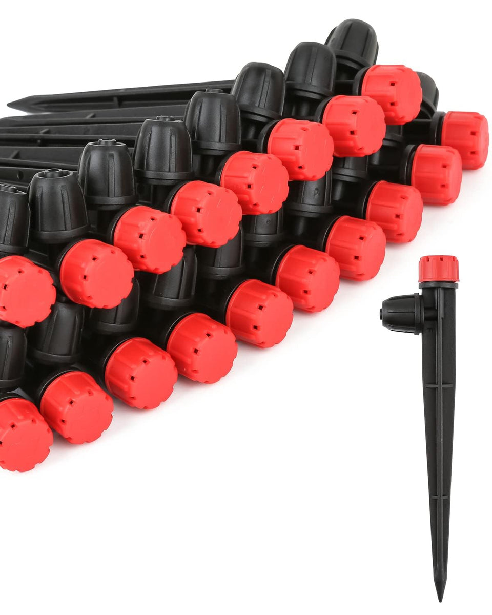 La Farah drip emitter body with 1/4-inch flow for pots.
