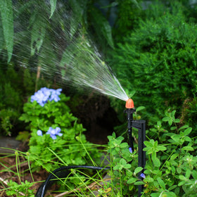 La Farah ten-pack of spray emitters supports a complete irrigation kit