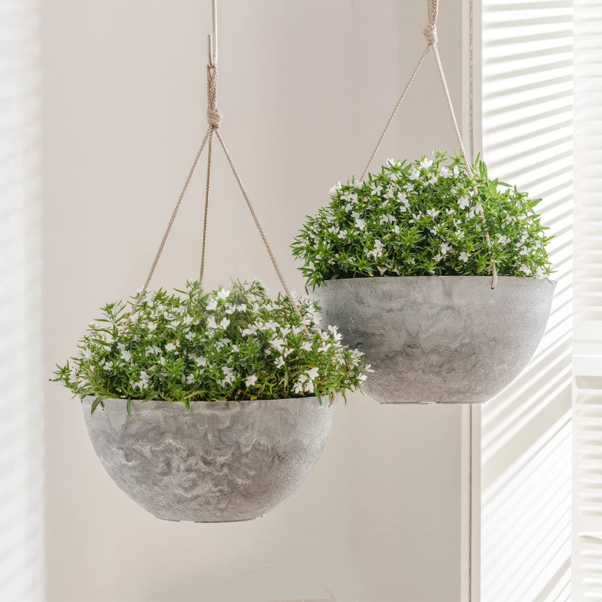 LA JOLIE MUSE planter drainage holes help prevent over watering
