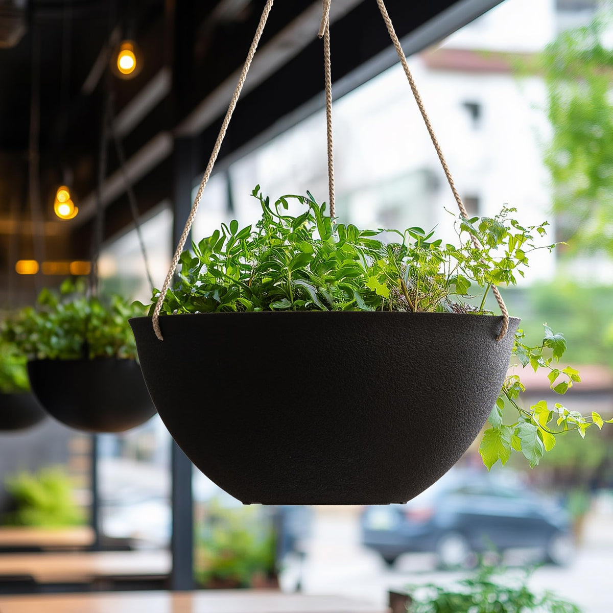 LA JOLIE MUSE included hooks simplify hanging in any outdoor space.
