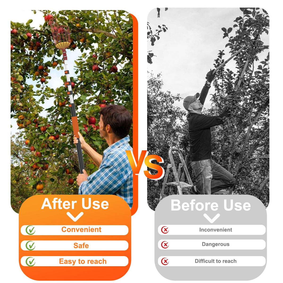 LAANPOLE bowl cushion protects fruit on landing to prevent scratches.