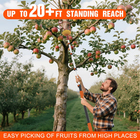 LAANPOLE easy assembly makes setup quick and harvesting efficient.