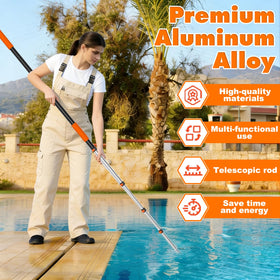 LAANPOLE 16ft durable aluminum pole built to withstand heavy use in pools.