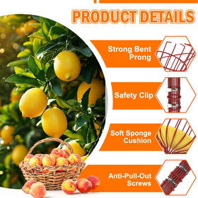 LAANPOLE telescoping pole adjusts from 5 to 20 feet for flexible harvesting.