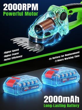 laapee dual-battery system with charger for convenient recharging